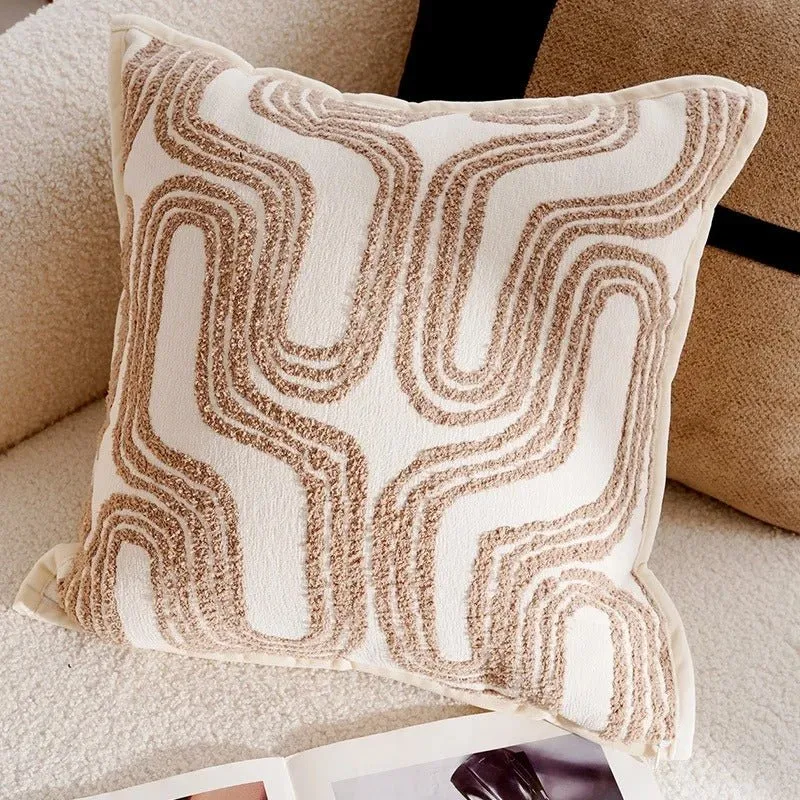 Luksuriøse Jacquard Pudebetræk - Tidløst Design & Komfort