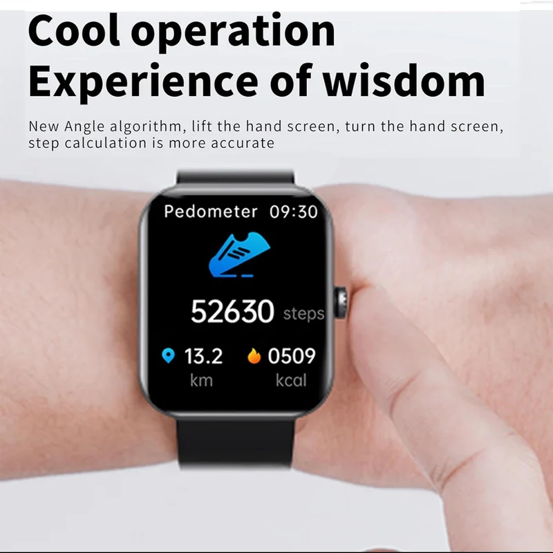 Smartwatch med Blodsukker Overvågning - Ingen Nål, Kun Komfort