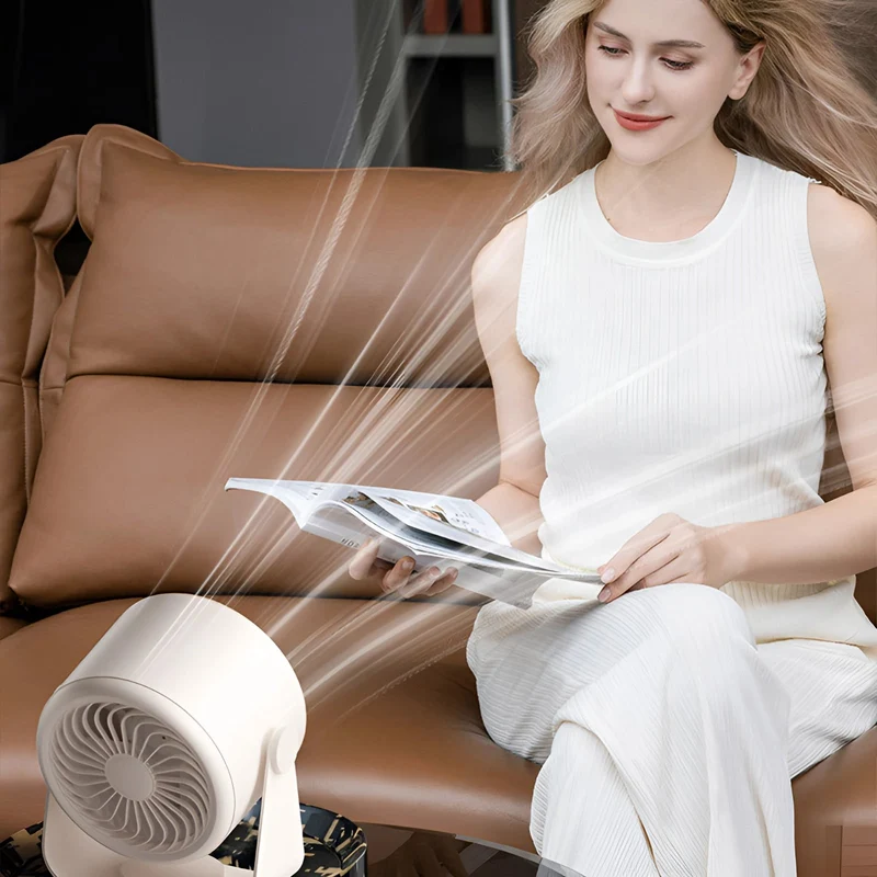 Støjsvag Bladfri Ventilator med LED – Kompakt og Effektiv Køling
