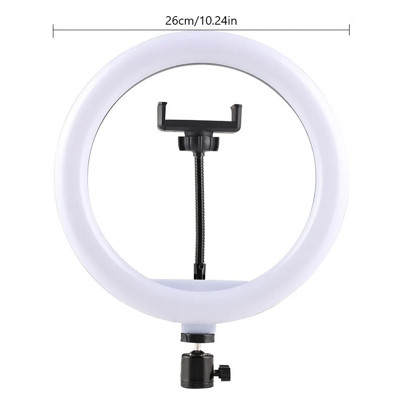 LED Ring Light med Justerbart Stativ – Perfekt til Makeup & Vlogging