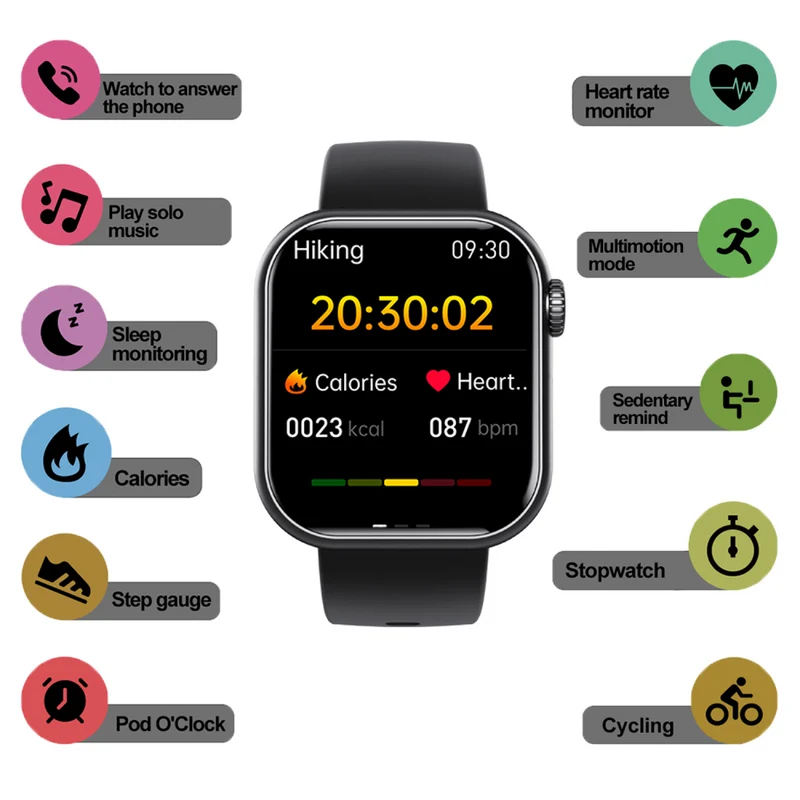 Smartwatch med Blodtryk & Fitness: Din Sundhedspartner