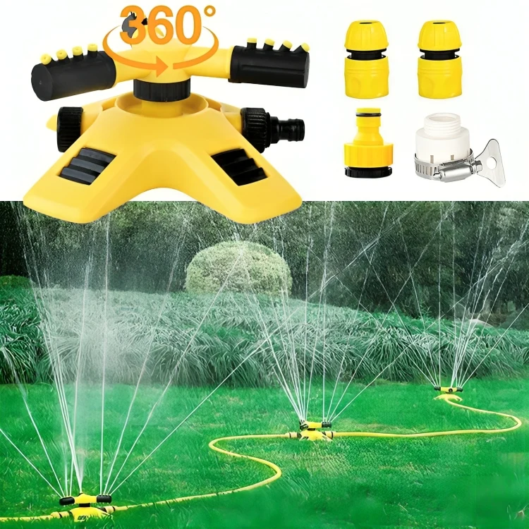 Effektiv Vandsprinkler til Haven med 360° Dækning