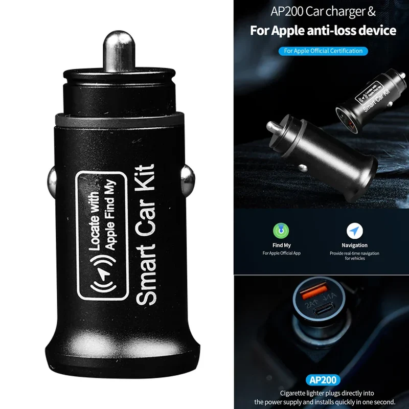 Avanceret GPS Tracker med Oplader og Apple Find My Kompatibilitet