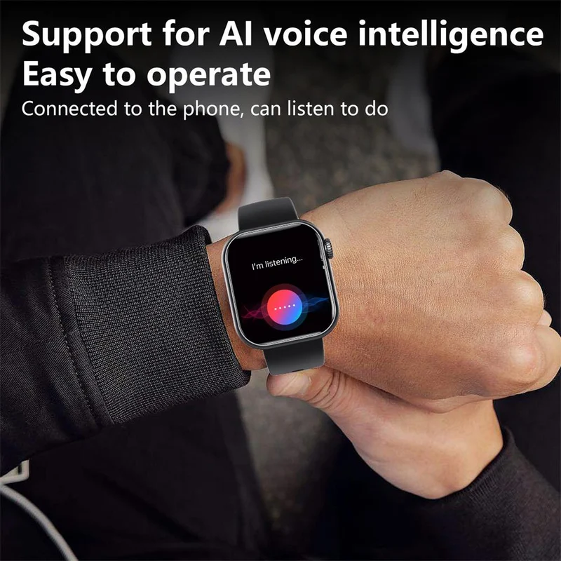Intelligent Smartwatch med Sundhedsovervågning og Vandtæt Design