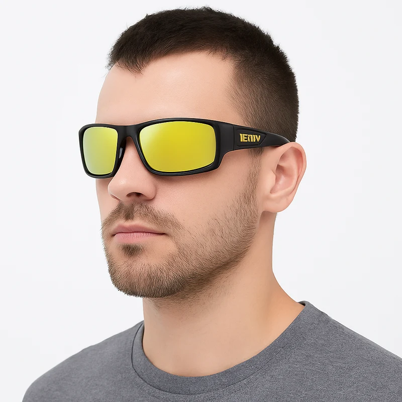 Polarisede UV400 Solbriller med Militært Design
