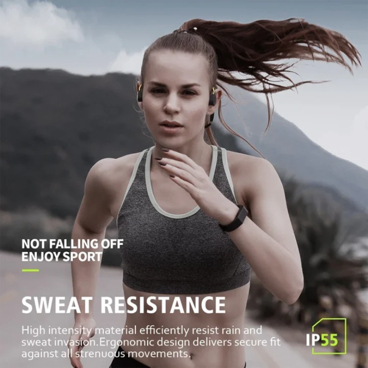 Vandtætte Bluetooth Høretelefoner med Knogleledning