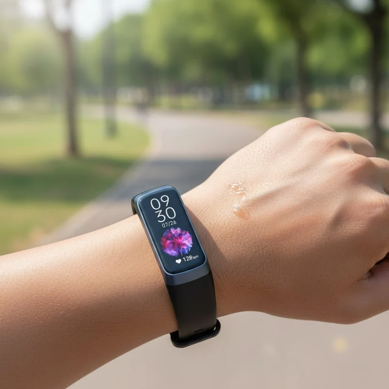 Avanceret Smartwatch med AMOLED Skærm og Fitness Tracking