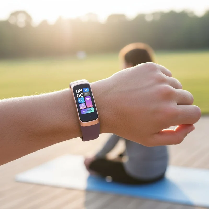 Avanceret Smartwatch med AMOLED Skærm og Fitness Tracking