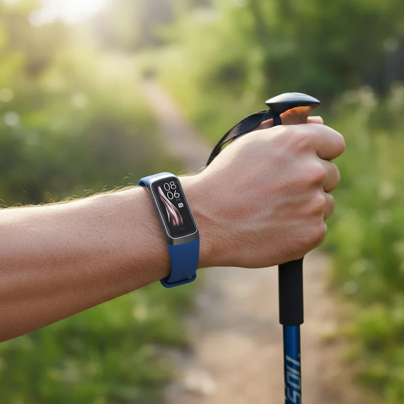 Avanceret Smartwatch med AMOLED Skærm og Fitness Tracking