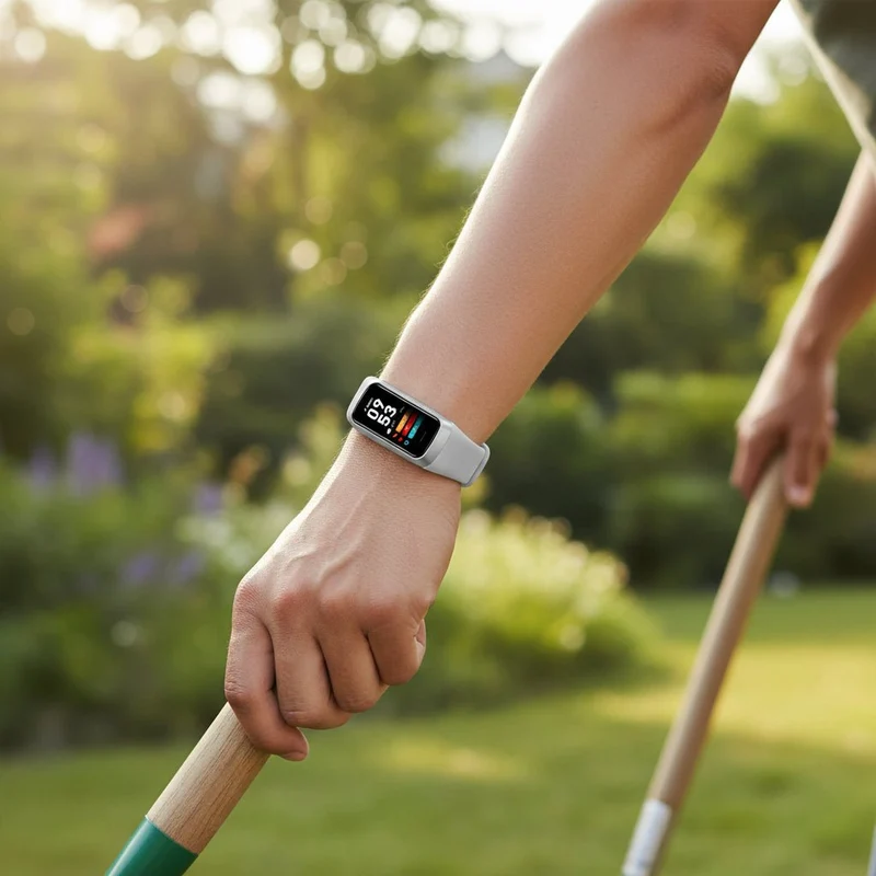 Avanceret Smartwatch med AMOLED Skærm og Fitness Tracking