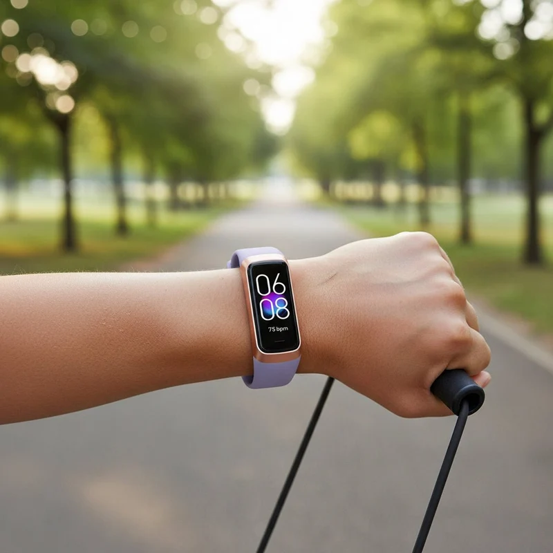 Avanceret Smartwatch med AMOLED Skærm og Fitness Tracking