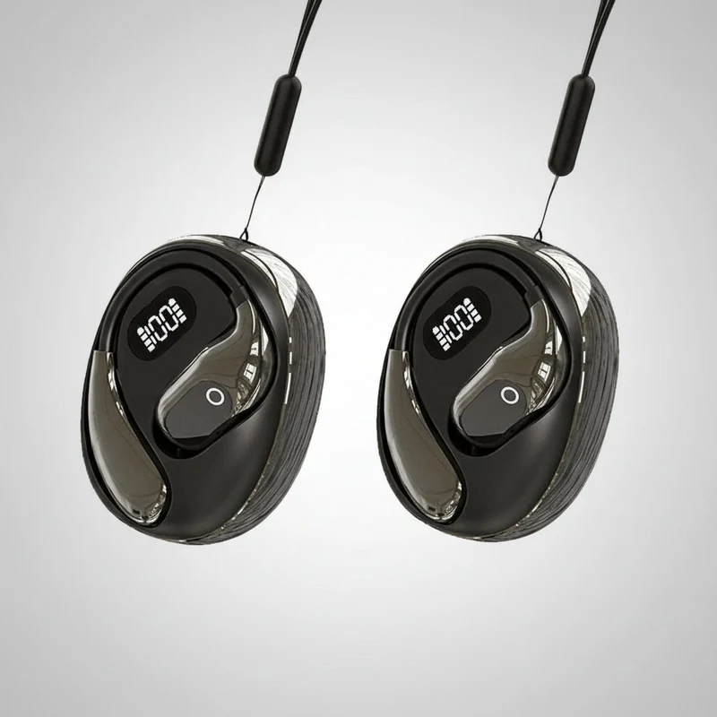 Trådløse Bluetooth Earbuds med Smart Oversættelse og Komfort