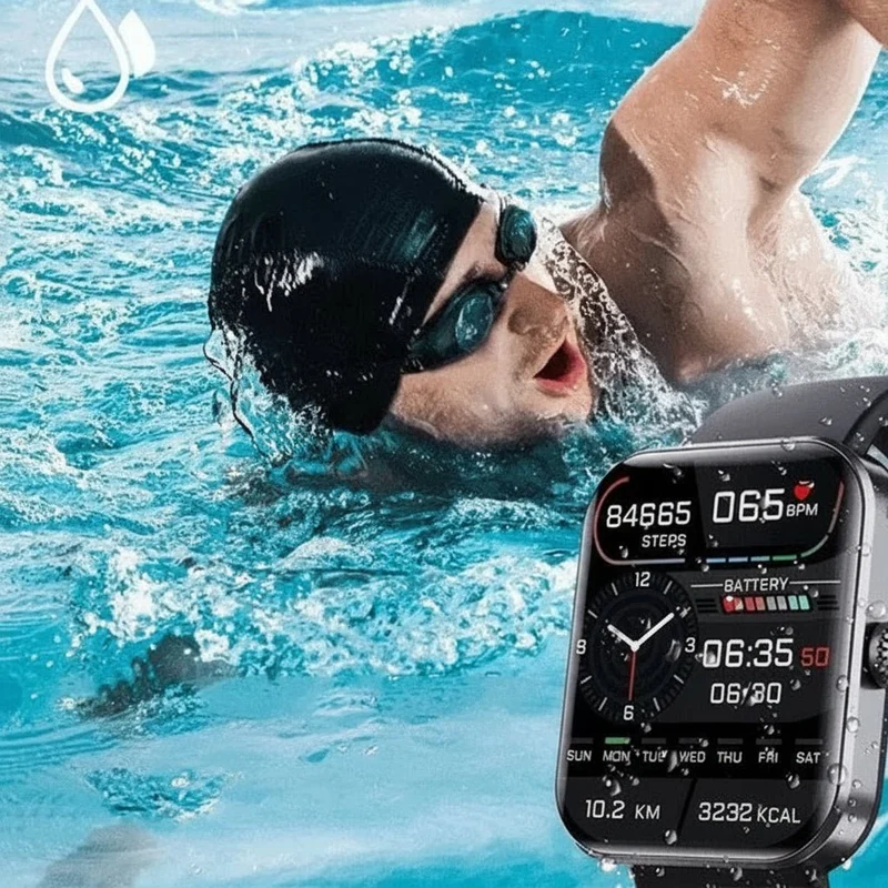 Smartwatch med Sundhedstracking og Bluetooth Opkald