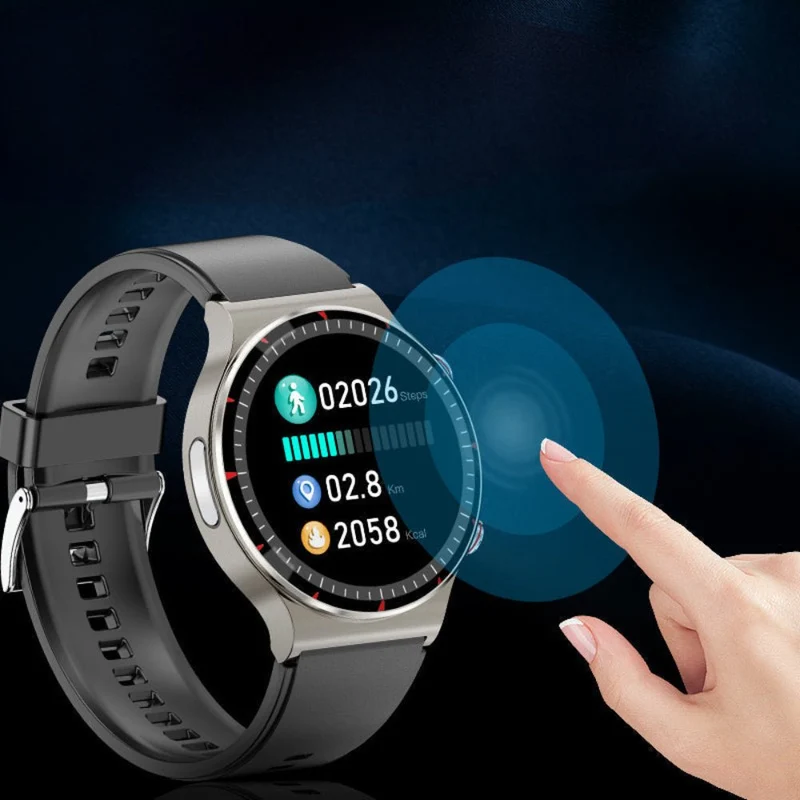 Avanceret Smartwatch med EKG og Blodtryksmåler - Sundhed på Håndleddet