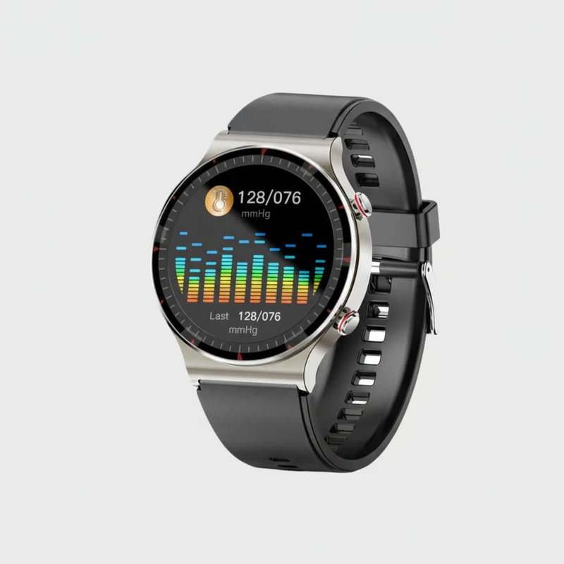 Avanceret Smartwatch med EKG og Blodtryksmåler - Sundhed på Håndleddet