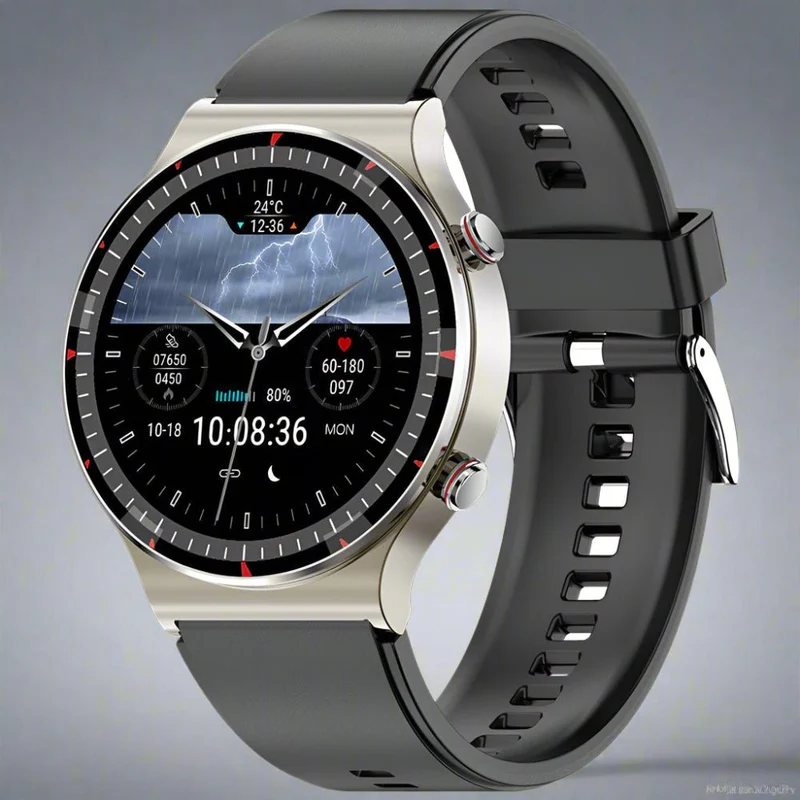 Avanceret Smartwatch med EKG og Blodtryksmåler - Sundhed på Håndleddet