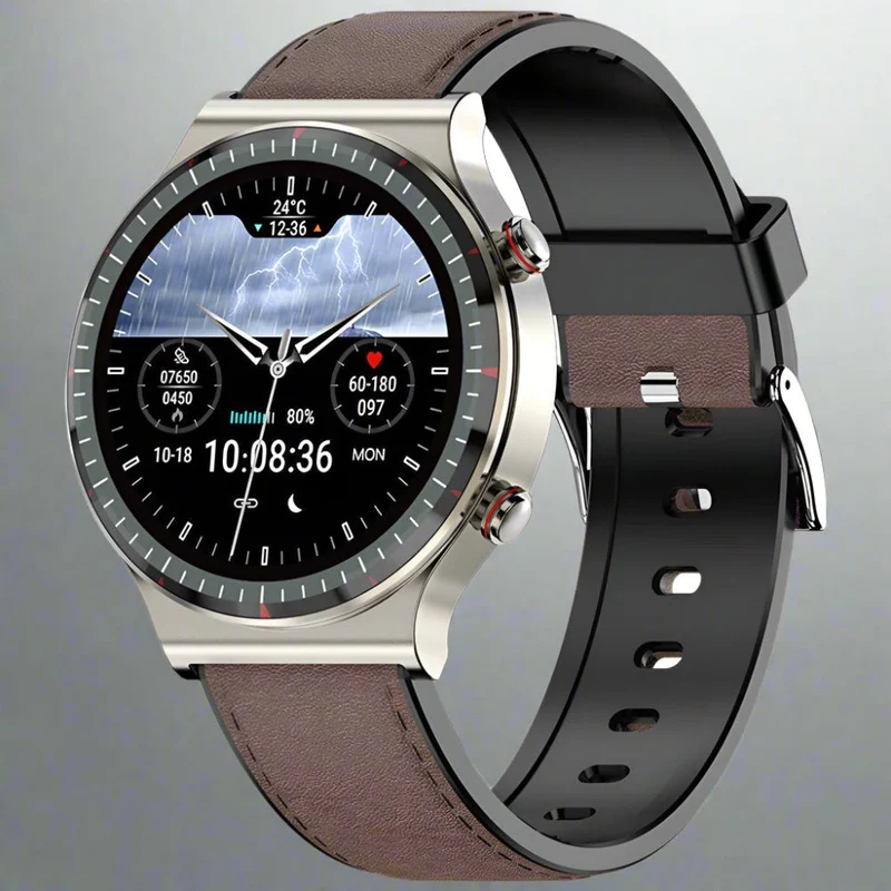 Avanceret Smartwatch med EKG og Blodtryksmåler - Sundhed på Håndleddet