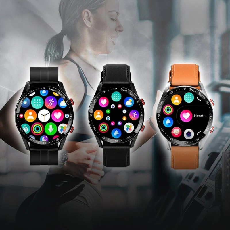 Smartwatch med Bluetooth Opkald og Vandtæt Fitness Tracker