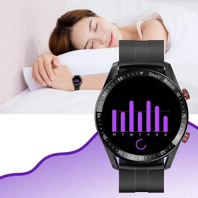 Smartwatch med Bluetooth Opkald og Vandtæt Fitness Tracker