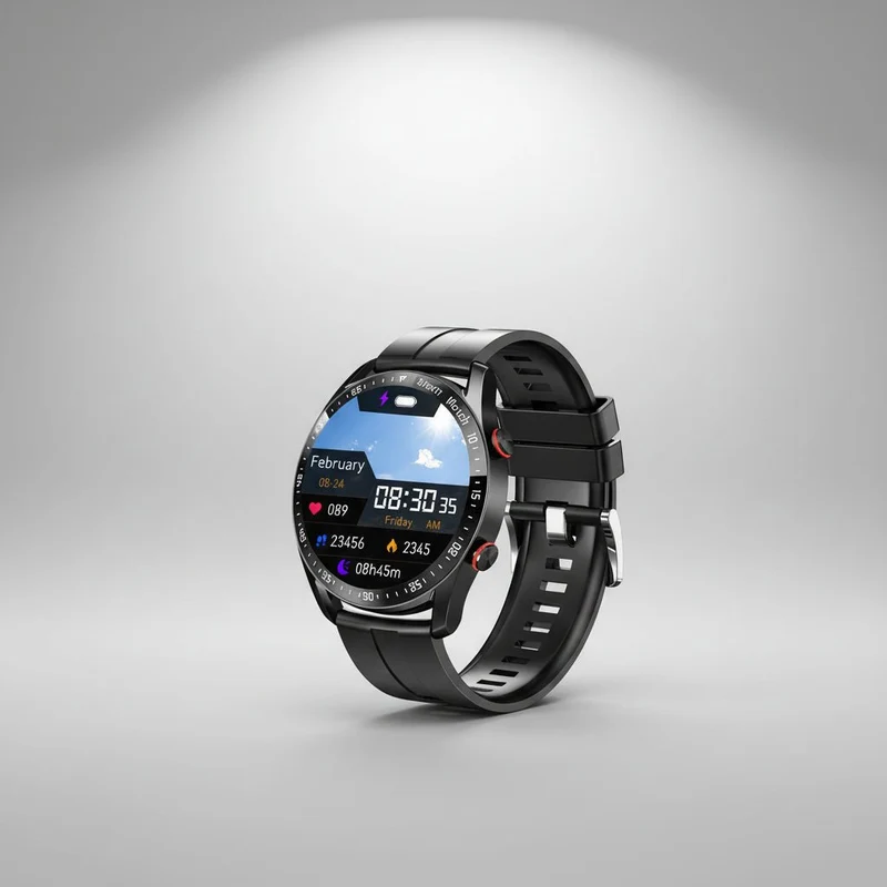 Smartwatch med Bluetooth Opkald og Vandtæt Fitness Tracker