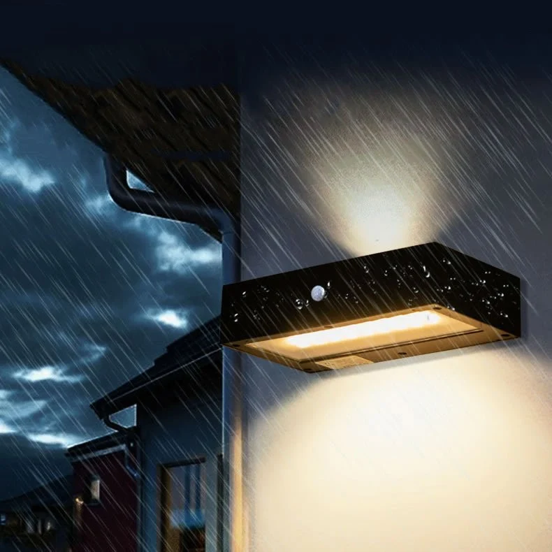 Solcelle LED Væglampe – Stilfuld Belysning uden Strømforbrug