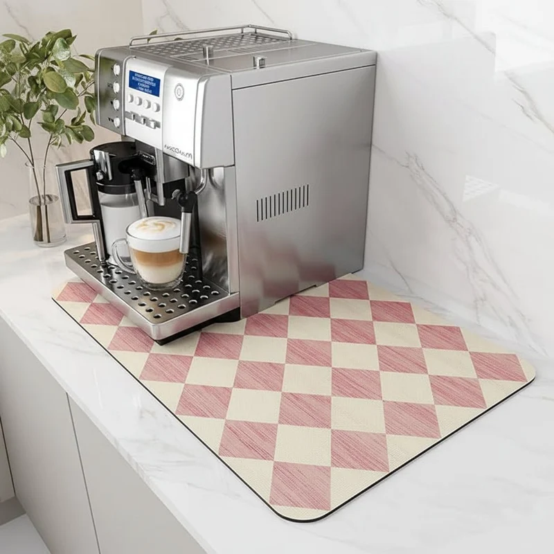 Absorberende Kaffebarmåtte – Hurtigtørrende & Plejefri