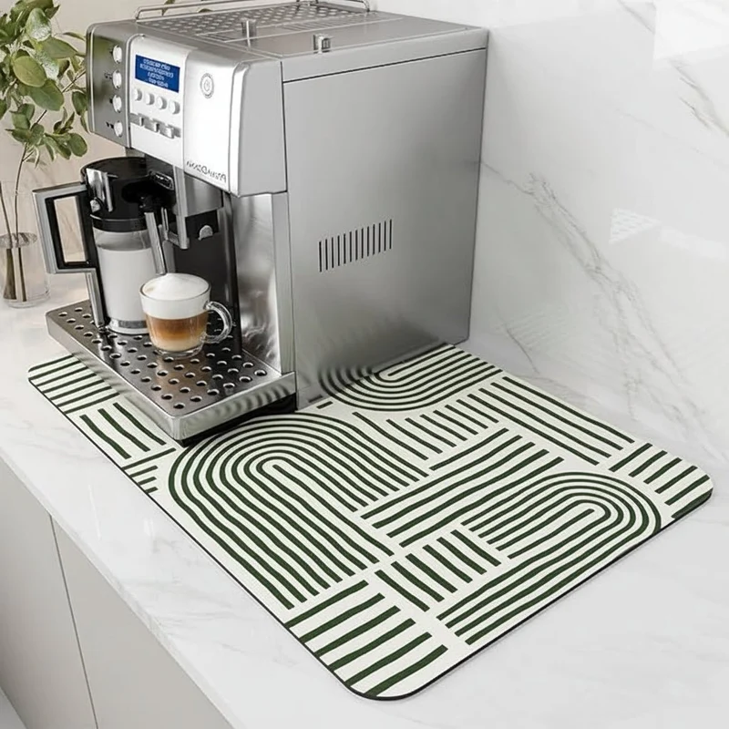 Absorberende Kaffebarmåtte – Hurtigtørrende & Plejefri
