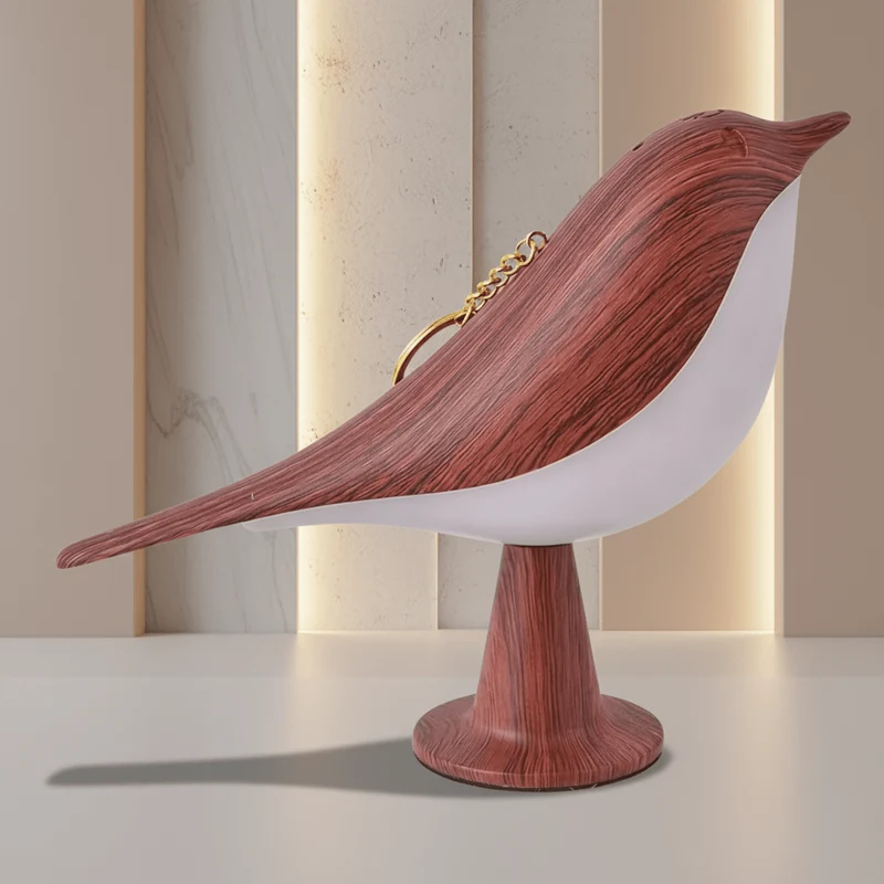 Fugleformet LED Natlampe med Touch og Aroma Diffuser