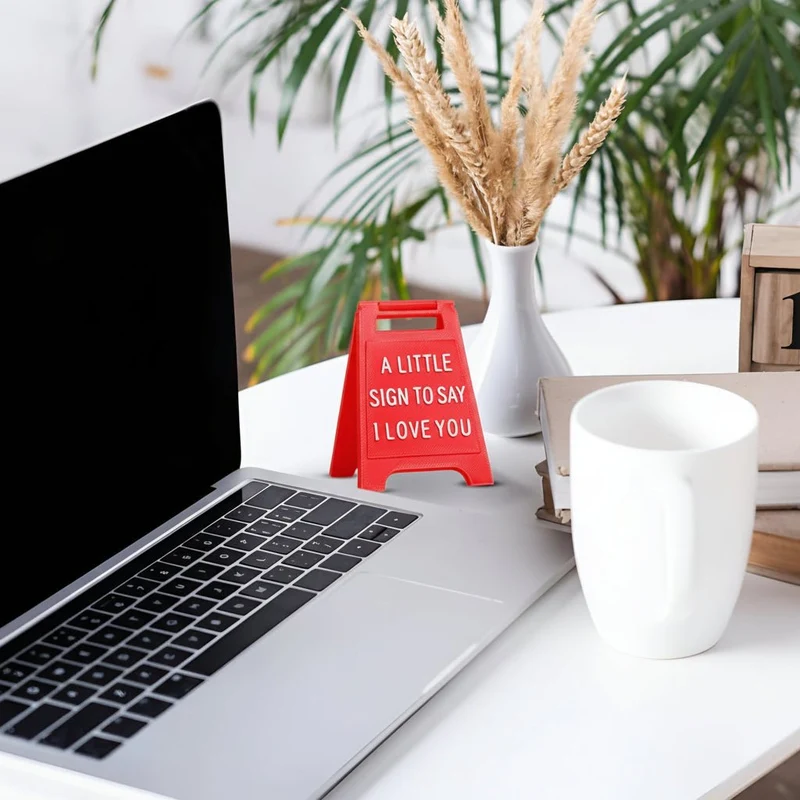 Romantisk Mini Skilt - Perfekt Gave til Kæresten