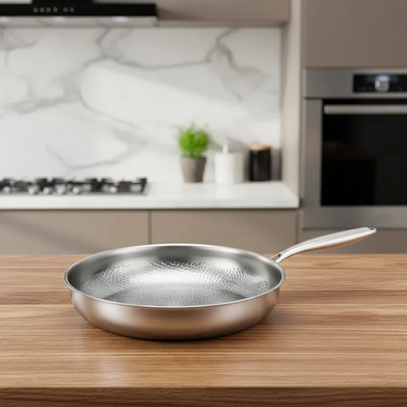 Titanium Stegepande til Induktion - Perfekt Non-Stick Effekt