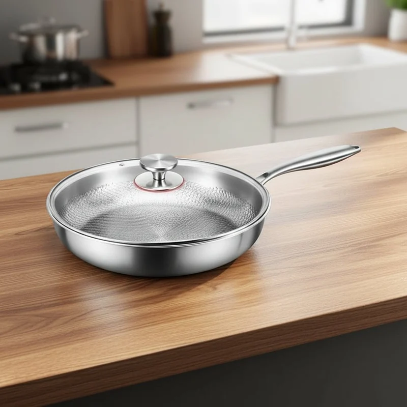 Titanium Stegepande til Induktion - Perfekt Non-Stick Effekt