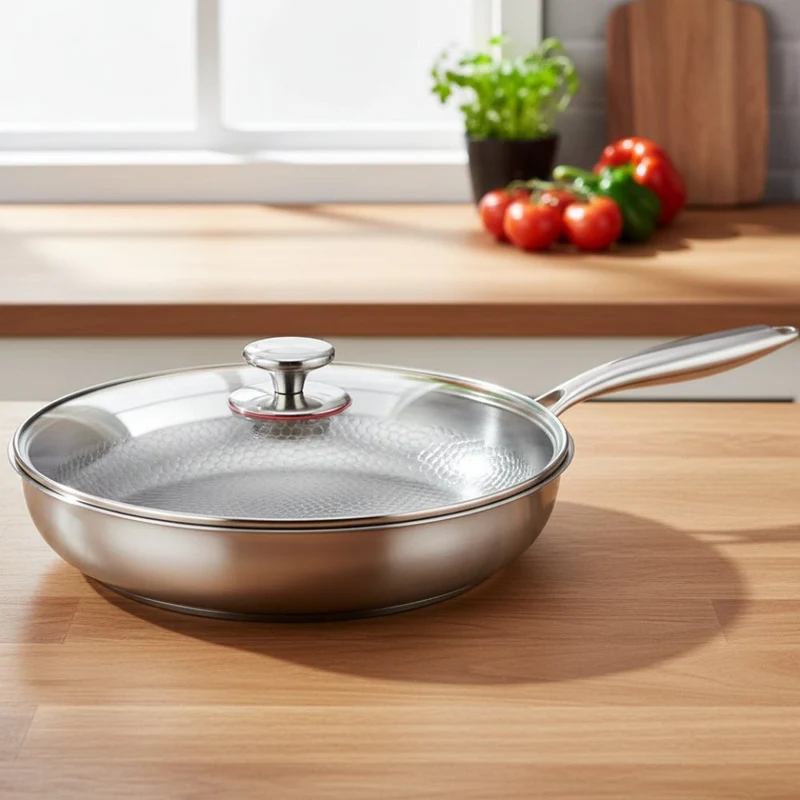 Titanium Stegepande til Induktion - Perfekt Non-Stick Effekt