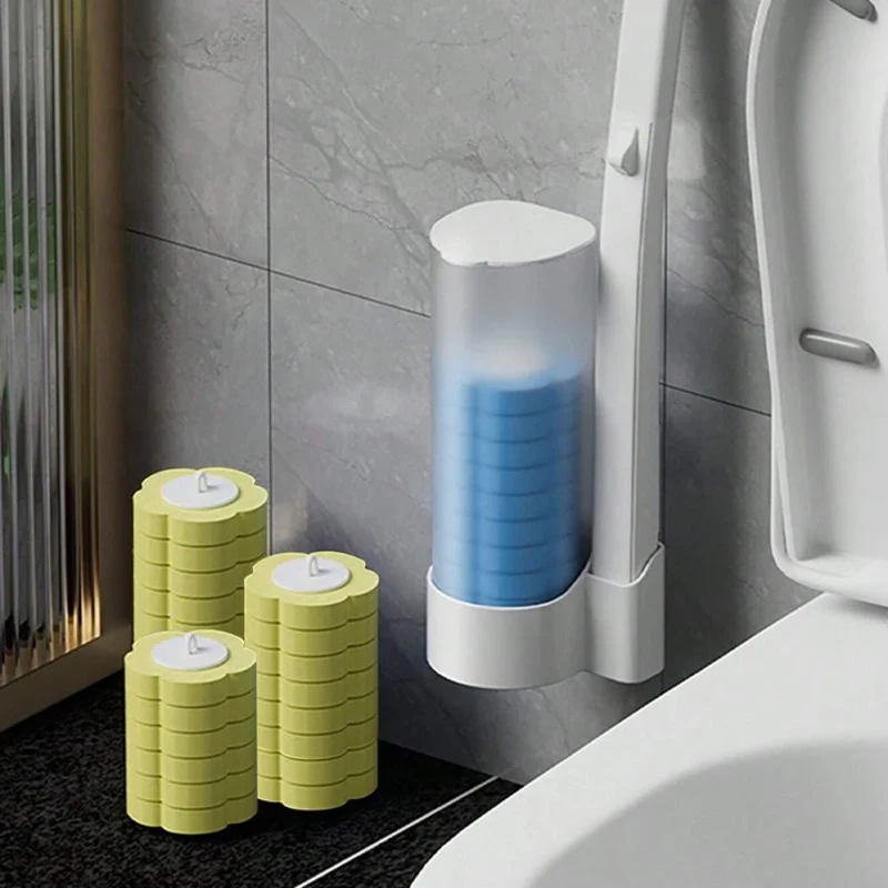 Hygiejnisk Engangs Toiletrensesæt med Kraftfulde Børstehoveder