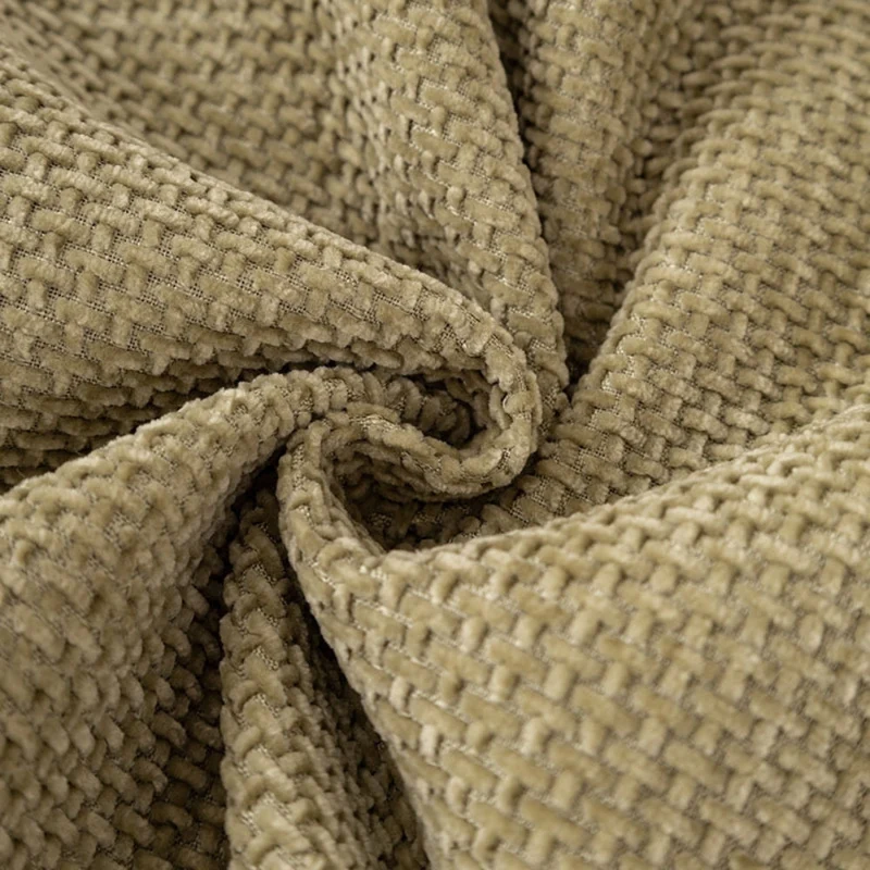 Elegant Sofaovertræk i Chenille med Moderne Quaster