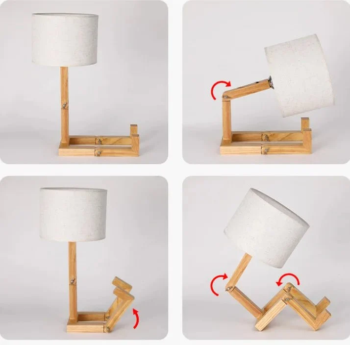 Stilfuld skandinavisk bordlampe - Elegant belysning til dit hjem