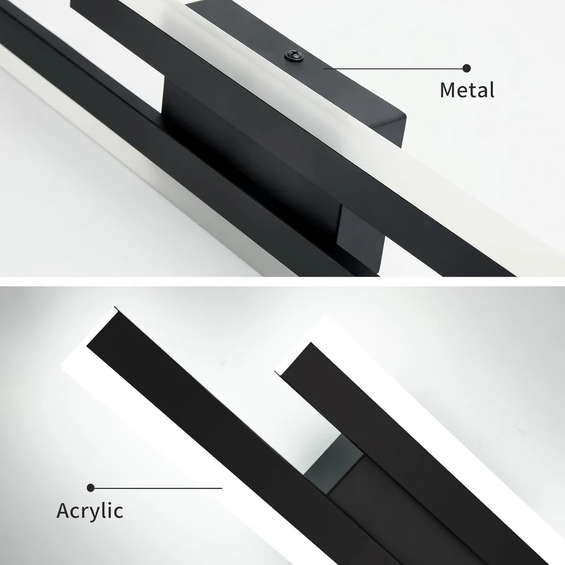 Elegant Acryl Væglampe med LED - Stilfuld Belysning til Hjemmet
