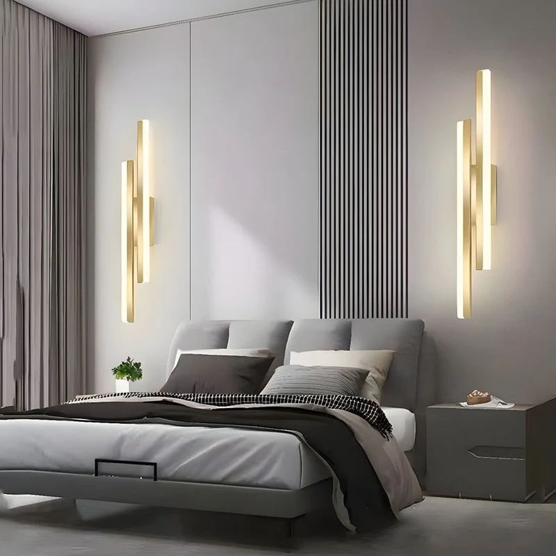Elegant Acryl Væglampe med LED - Stilfuld Belysning til Hjemmet
