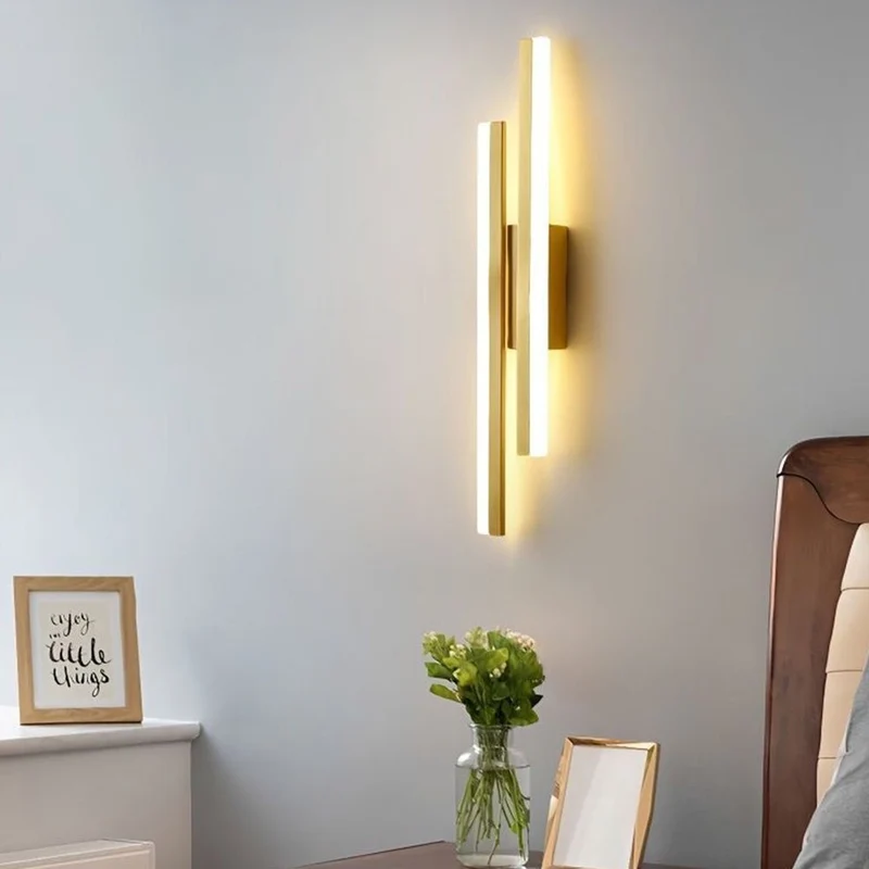 Elegant Acryl Væglampe med LED - Stilfuld Belysning til Hjemmet