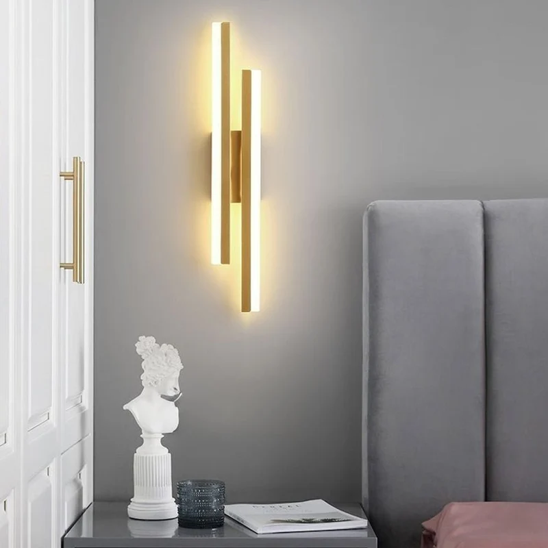 Elegant Acryl Væglampe med LED - Stilfuld Belysning til Hjemmet