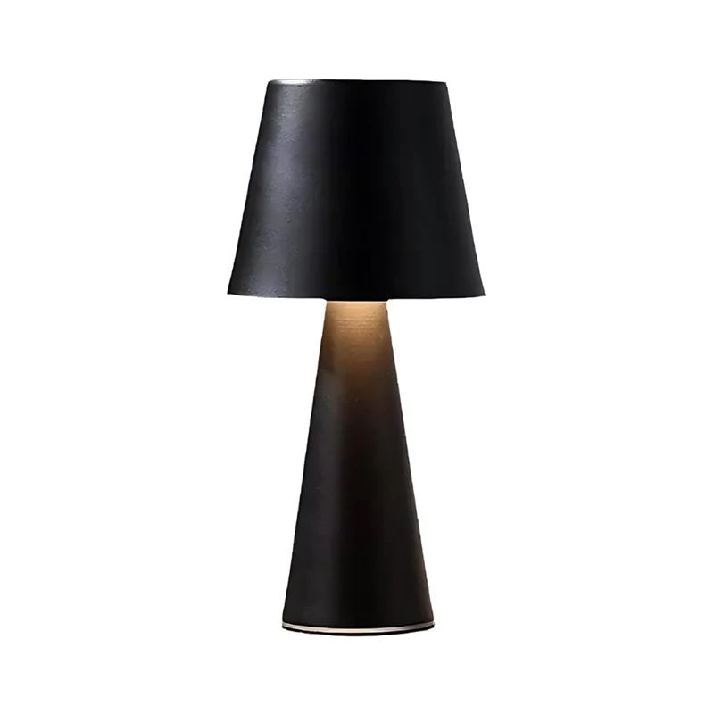 Elegant, trådløs bordlampe med justerbart LED-lys