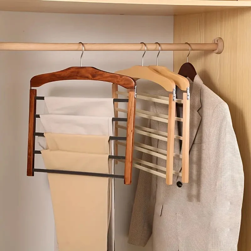 Elegante Træbøjler til Optimal Skabsplads og Stil