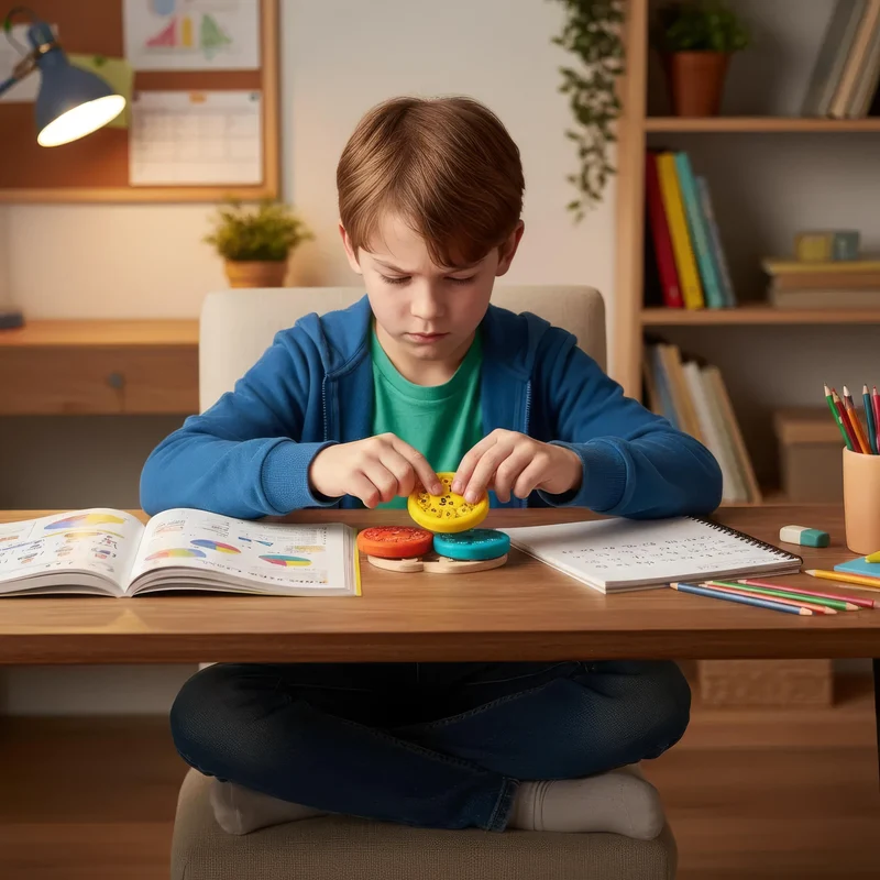 Matematik Fidget-Spinner til Børn – Læring og Sjov