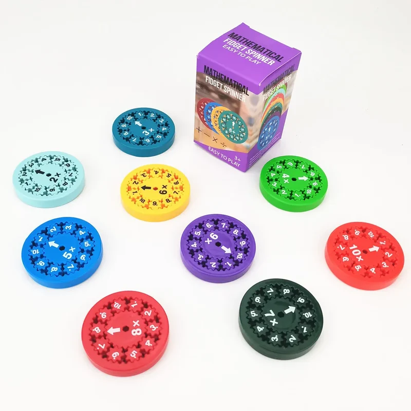 Matematik Fidget-Spinner til Børn – Læring og Sjov