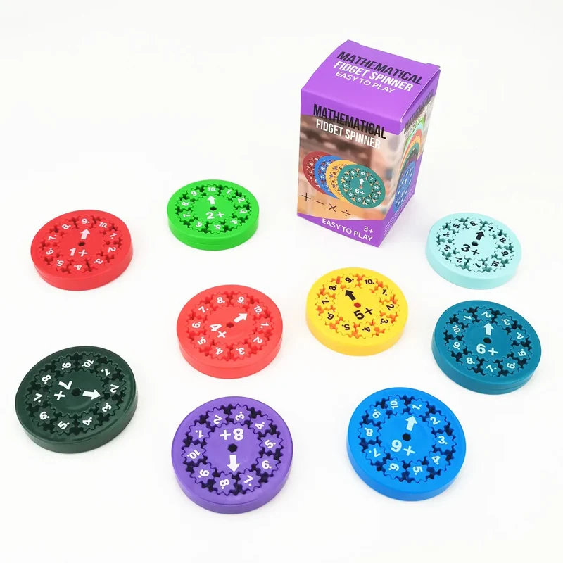 Matematik Fidget-Spinner til Børn – Læring og Sjov