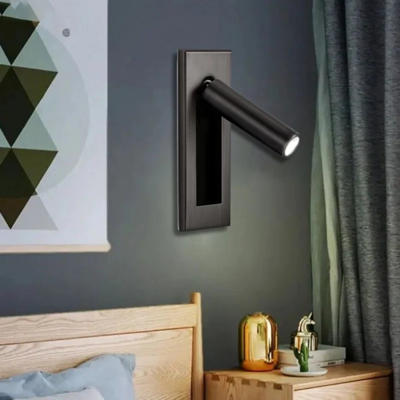 Elegant Væglampe med Dæmpbart Lys og Skjult Kontakt