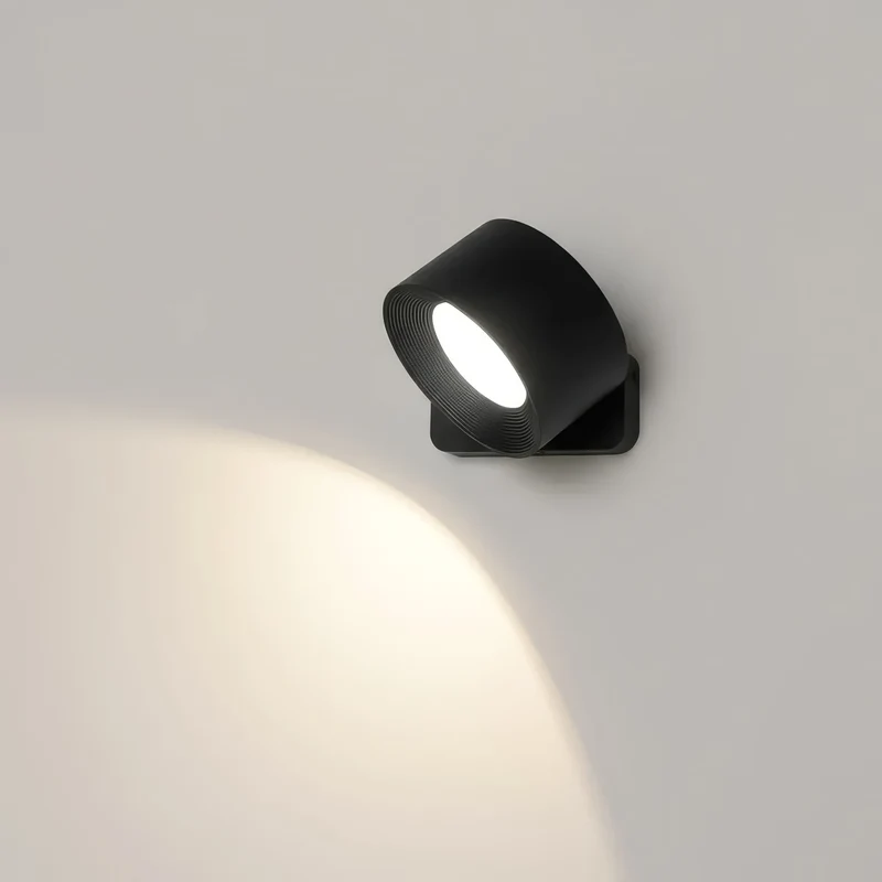 Moderne Væglampe med USB Opladning og Justerbare Lysindstillinger