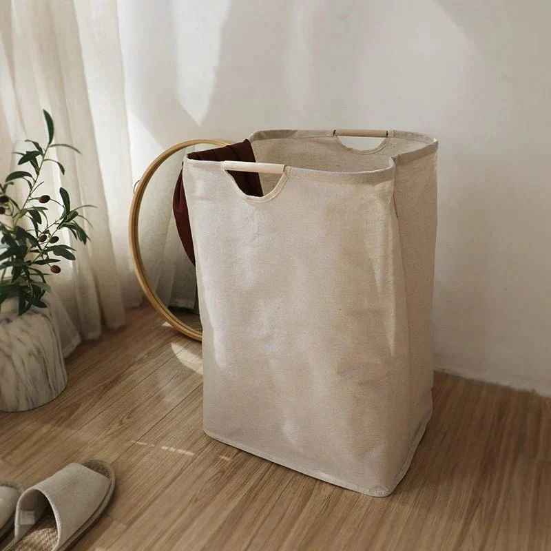 Foldbar Vasketøjskurv i Japansk Stil – Stort og Stilrent Design