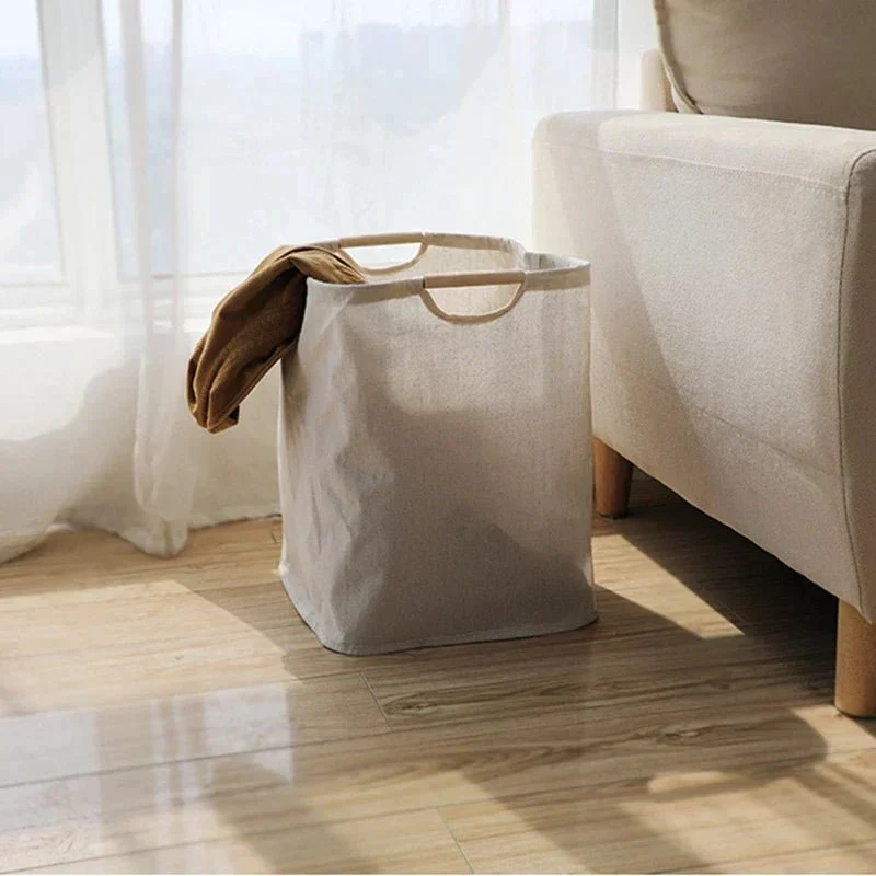 Foldbar Vasketøjskurv i Japansk Stil – Stort og Stilrent Design
