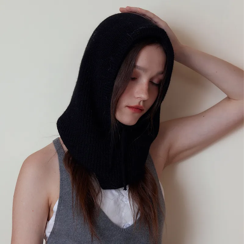 Varm Strikhue med Justerbart Design – Perfekt til Vinter