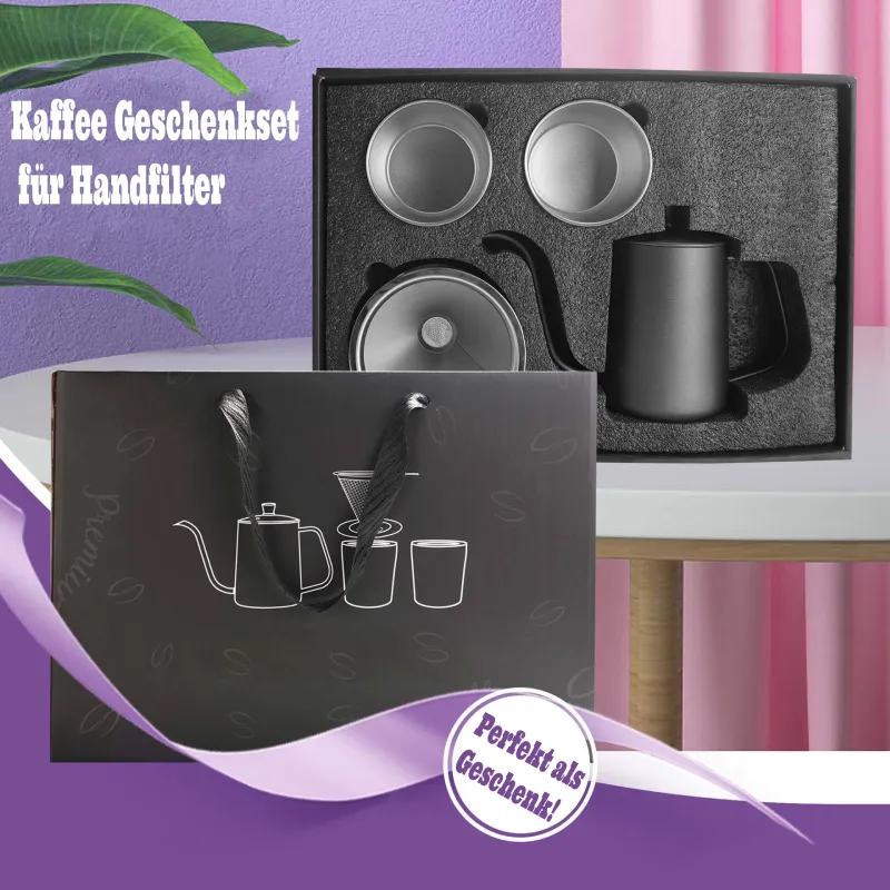 Kaffeefilter Sæt i Rustfrit Stål – Ideelt til Rejser & Gaver